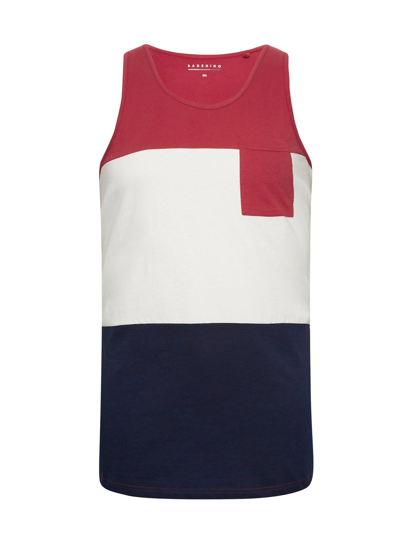 BadRhino Cut  &  Sew Vest - Red  &  Blue