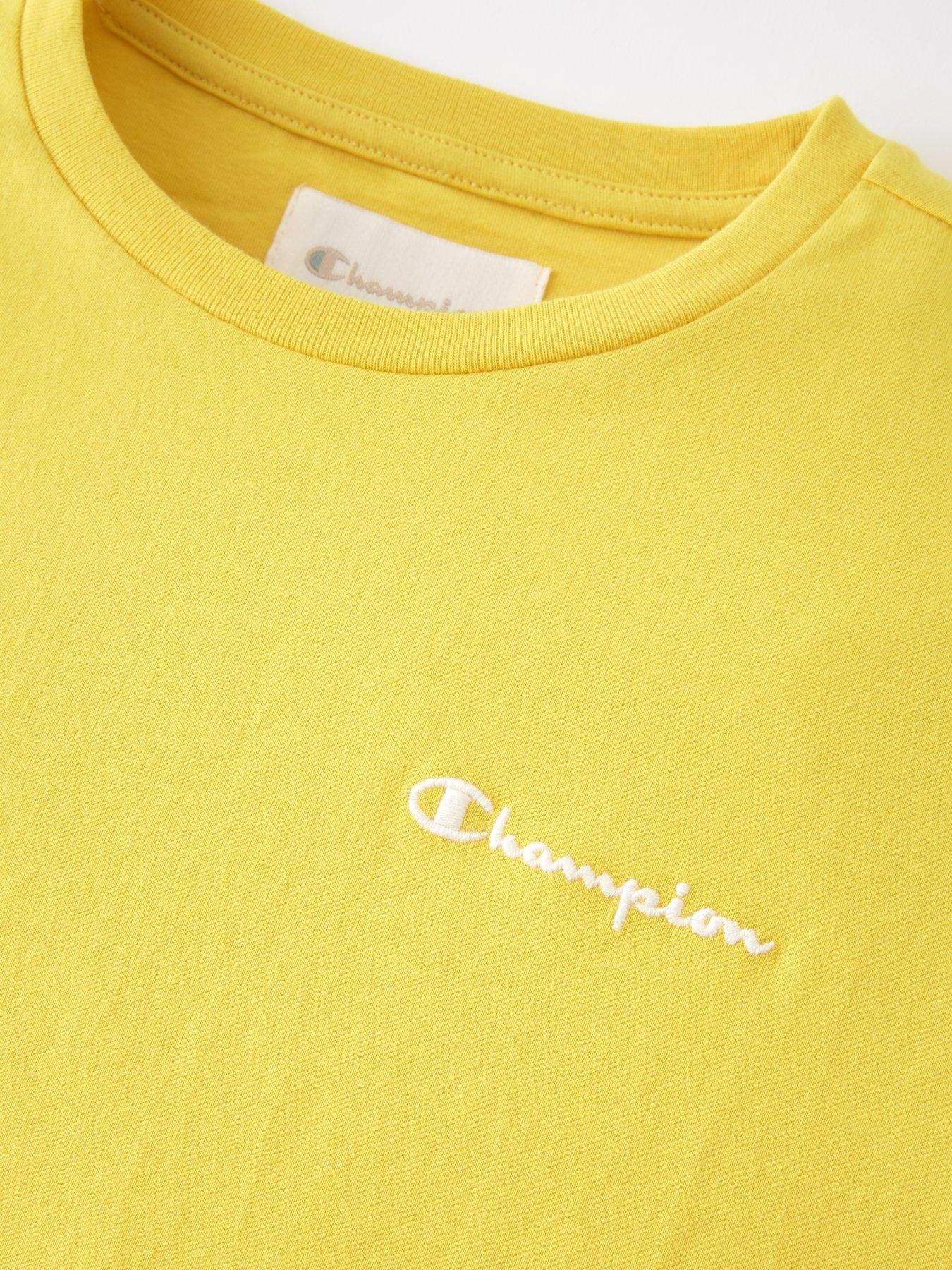 Champion t shirt hotsell kids yellow