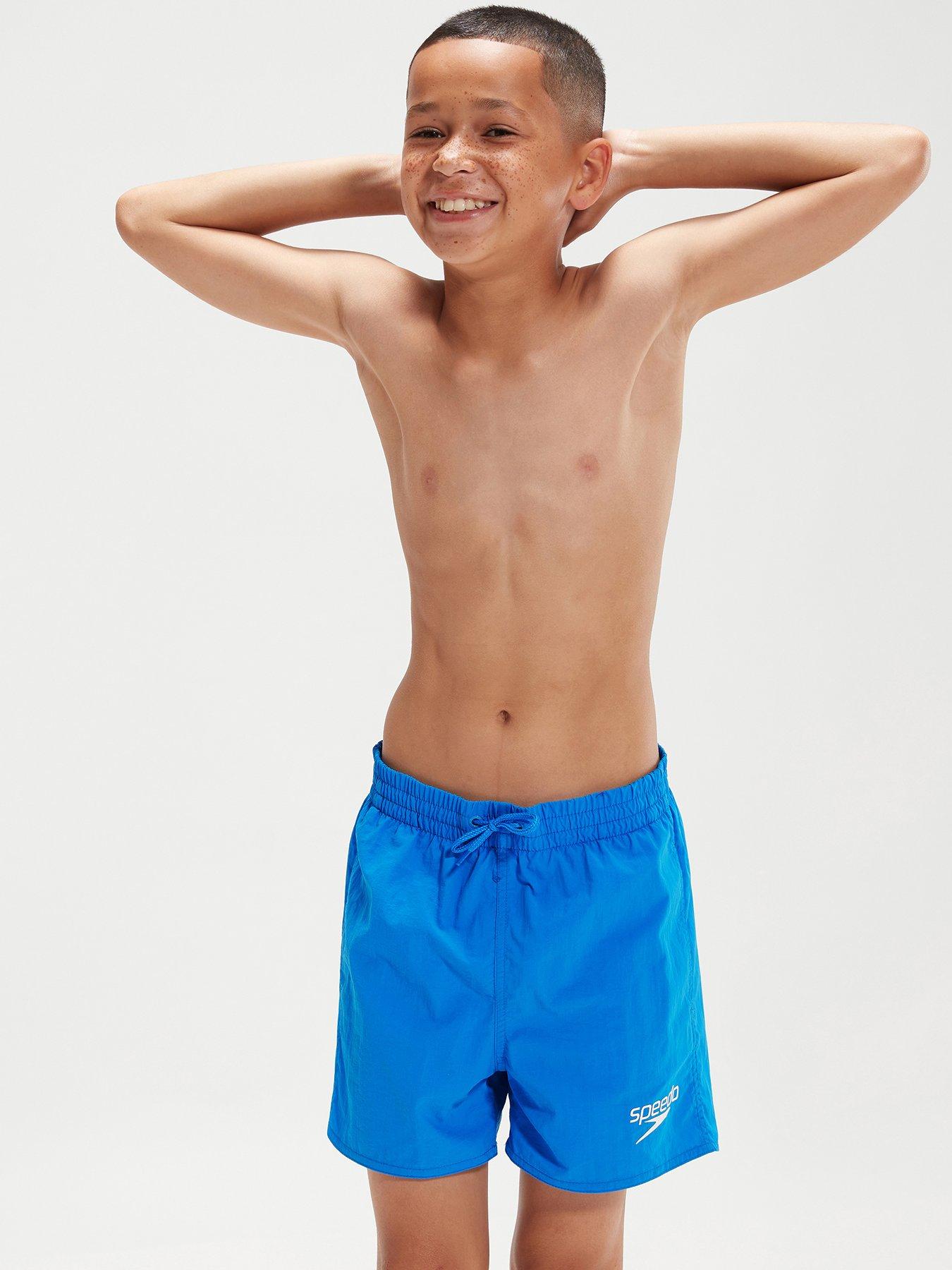 Speedo | Check Leisure Swim Shorts | Black/Grey