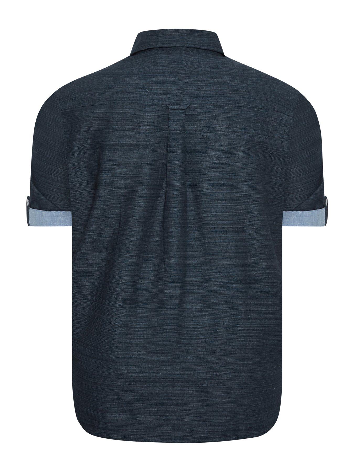 Image 2 of 3 of BadRhino Slub Shirt - Navy