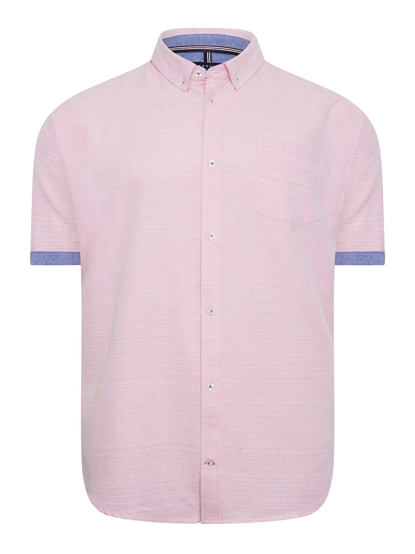 Badrhino Short Sleeve & Slub Shirt - Pink