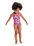  image of speedo-girls-learn-to-swim-printed-frill-thinstrap-pink