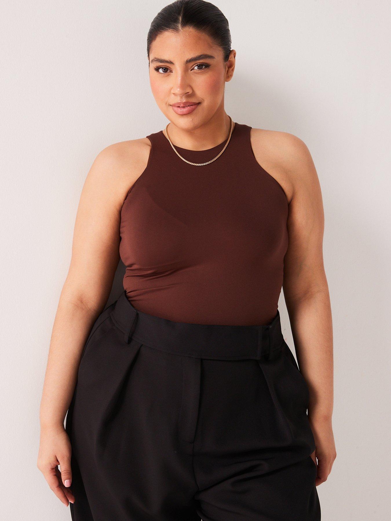 Plus size store vest tops uk