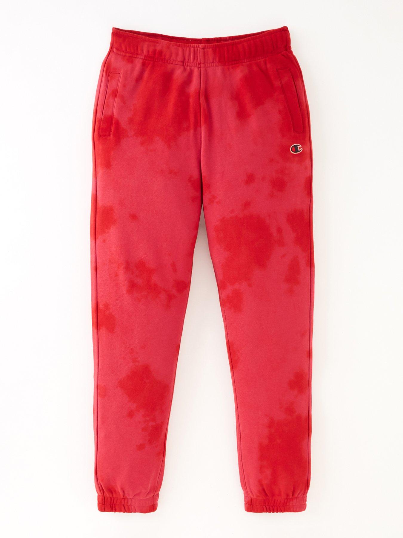 champion-girlsnbsptie-dye-elastic-cuff-pants-pink