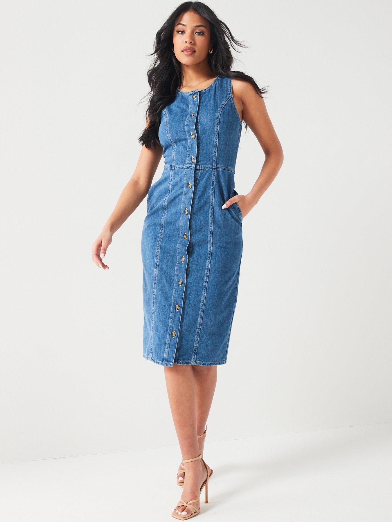 Very denim hot sale dress