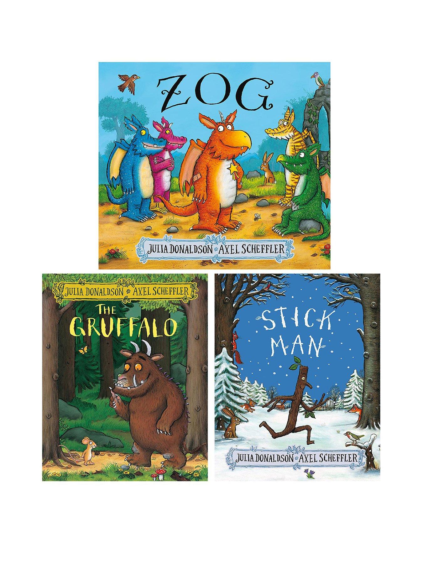 Gruffalo Gruffalo, Zog and Stick Man Books by Julia Donaldson