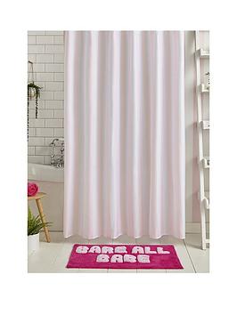 Product photograph of Sassy B Stripe Tease Shower Curtain from very.co.uk