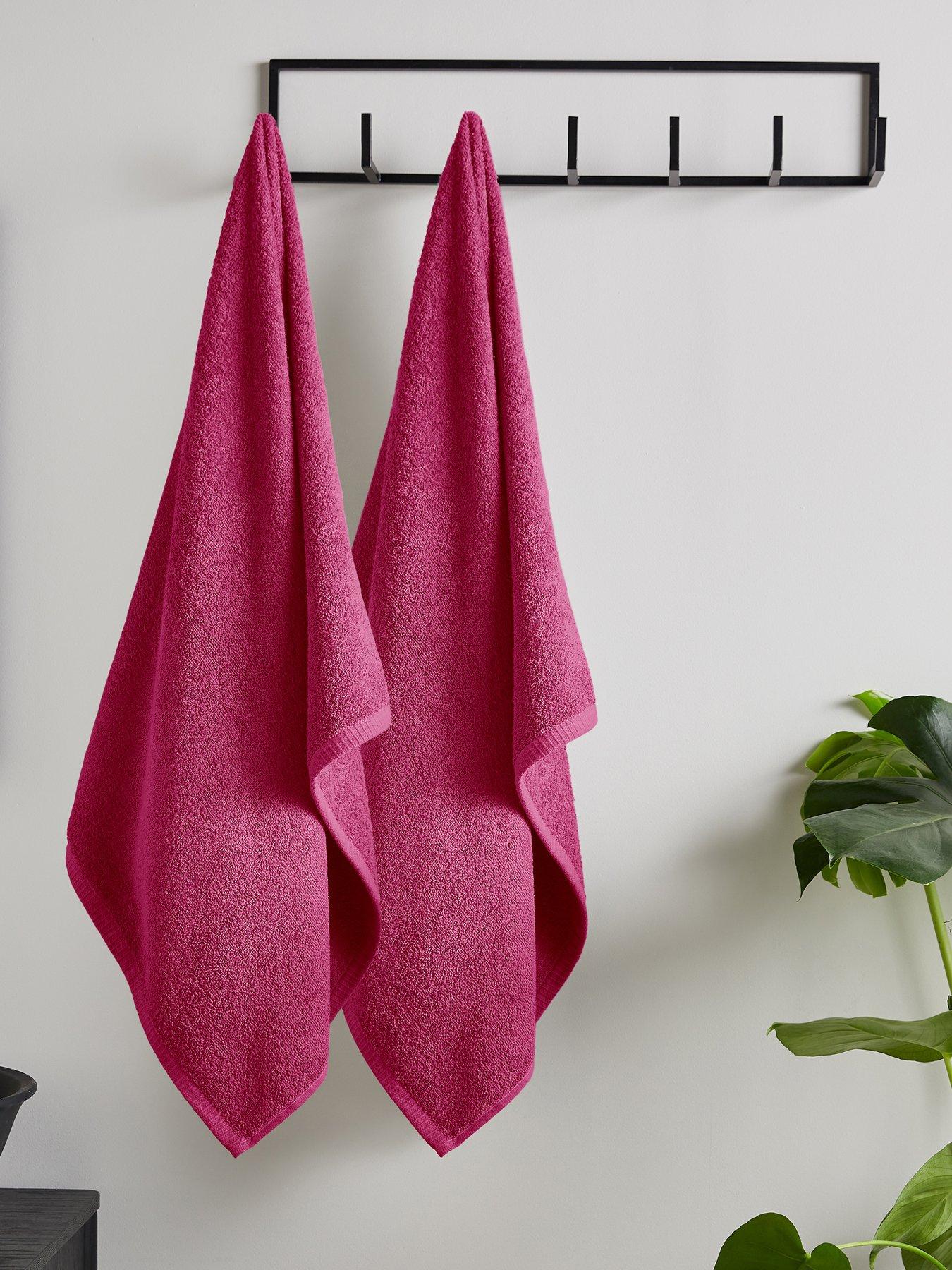 Catherine Lansfield Quick Dry Bath Sheet Pair