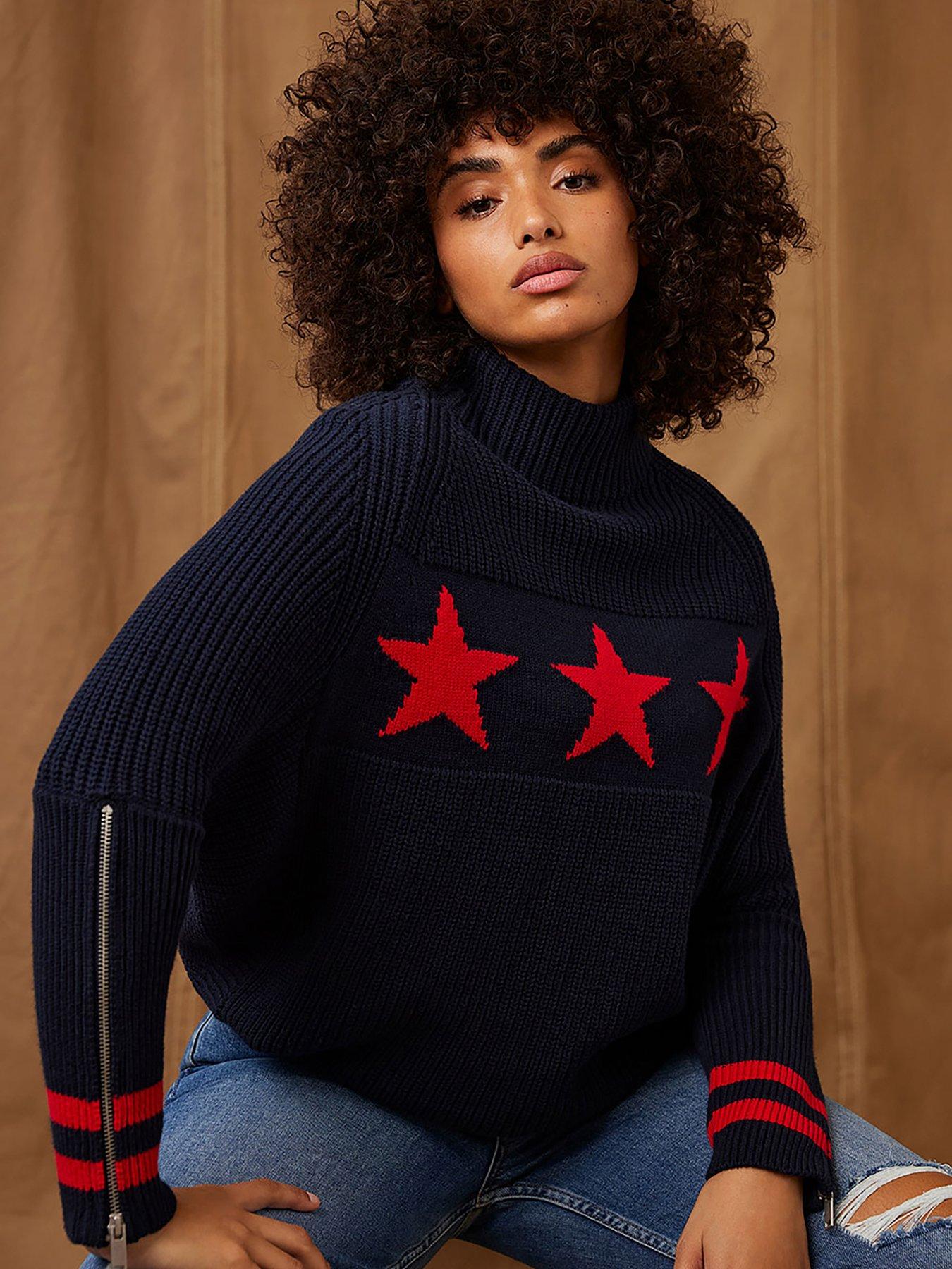 Jumper with shop star on front