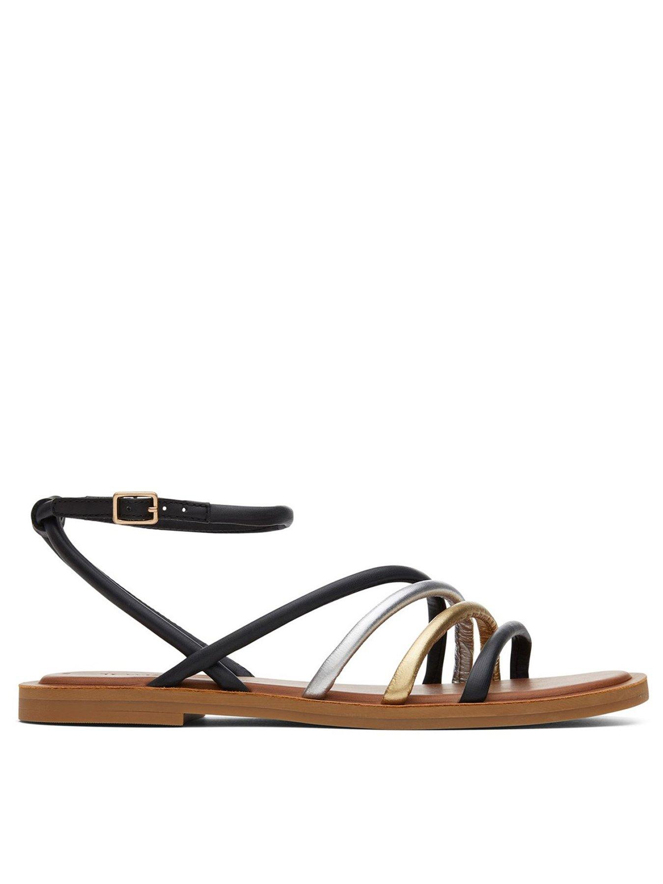 TOMS Willa Leather Strappy Sandal Very
