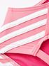  image of adidas-junior-girls-3-stripe-bikini-pink