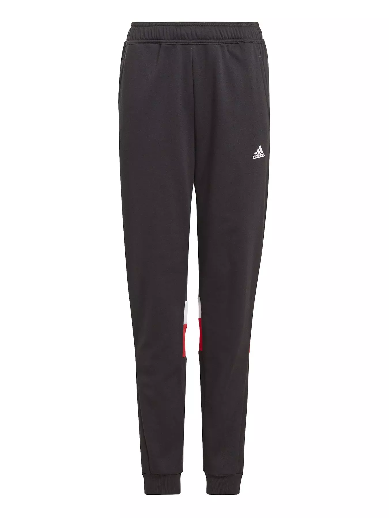 Adidas Girls Tricot Jogger Pants -COLOR: Black/Hot Pink Size: 2T