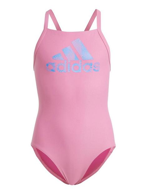 adidas-younger-girls-big-logo-swimsuit-pink