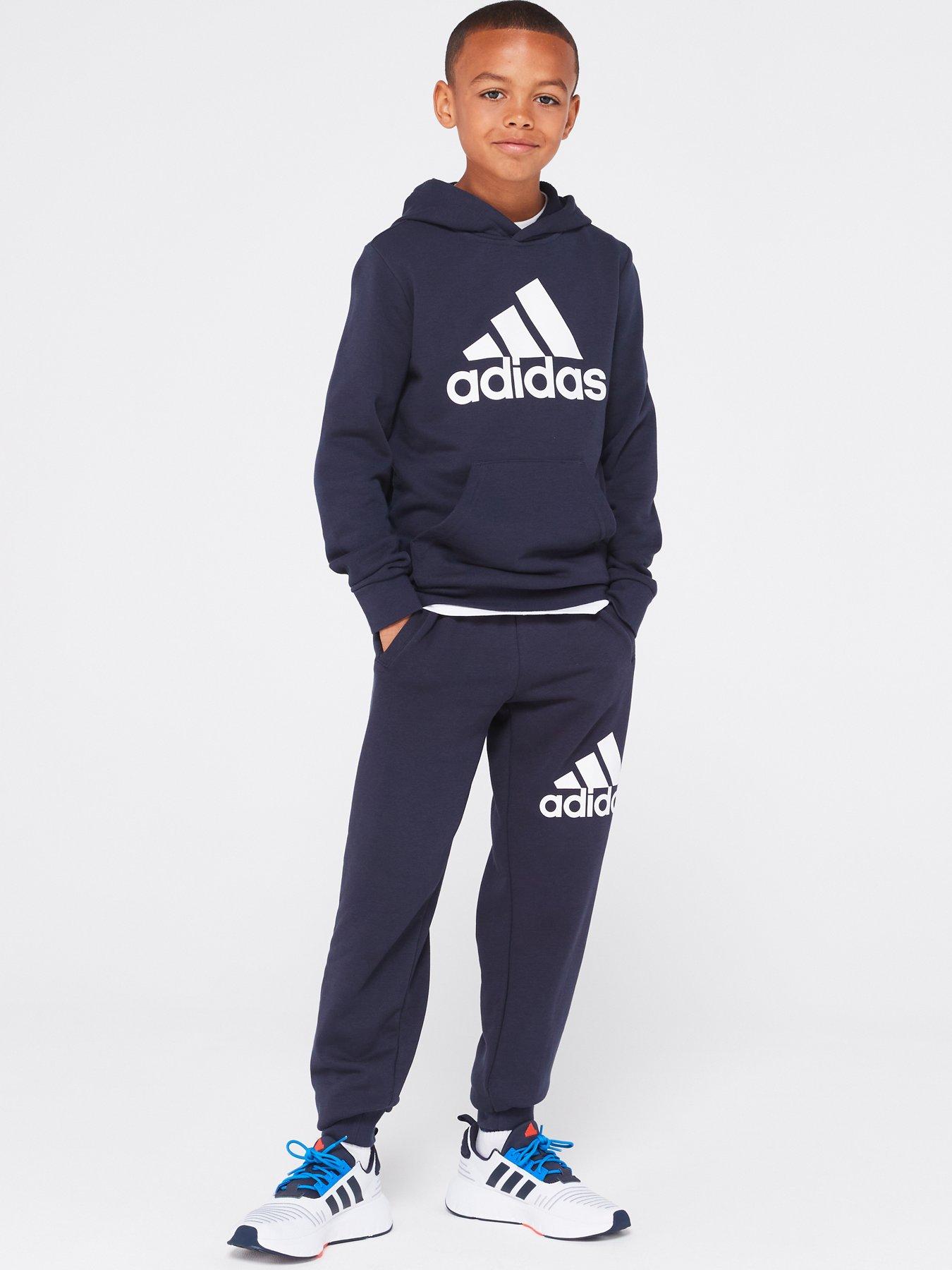 Adidas essentials hoodie sales junior