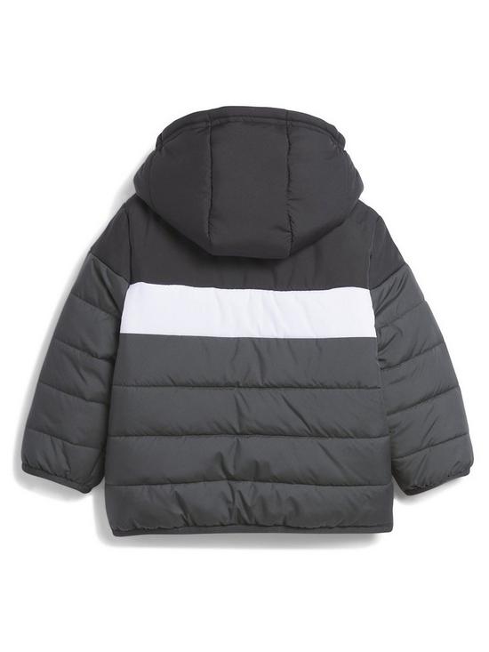 back image of adidas-sportswear-infant-padded-jacket-black