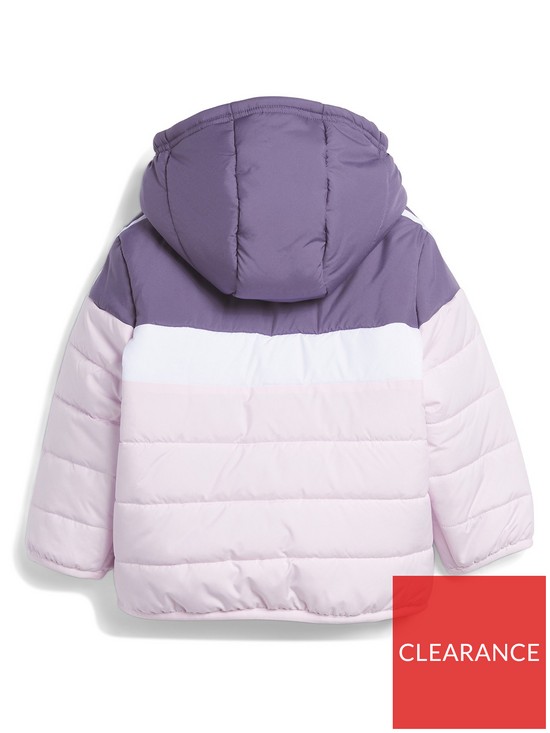 back image of adidas-sportswear-infant-padded-jacket-purple