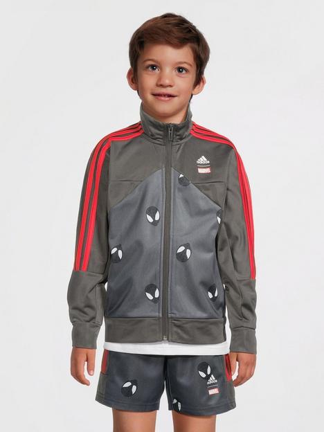 adidas-sportswear-younger-boys-disney-spiderman-track-top-grey