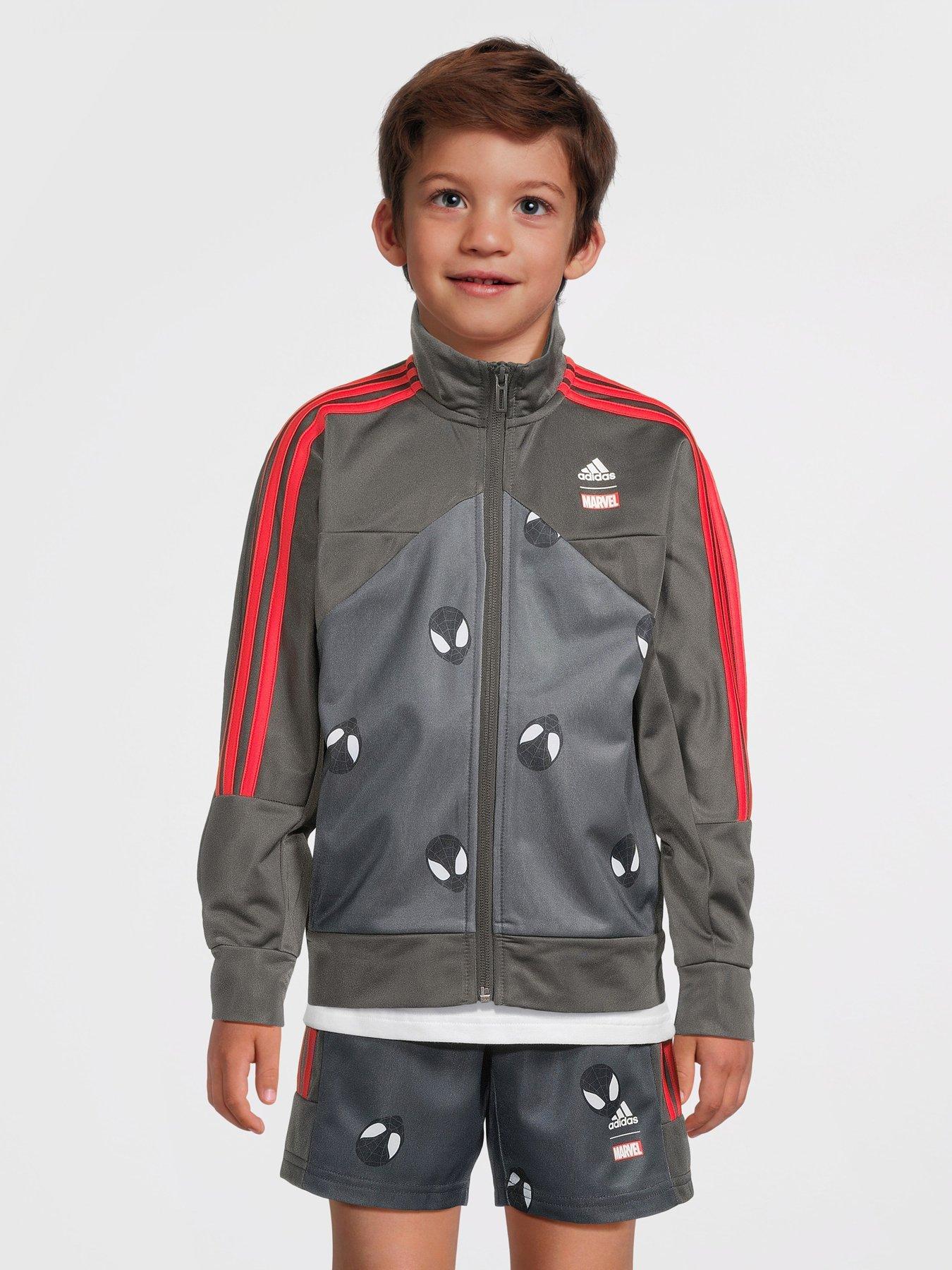 Boys adidas best sale track top