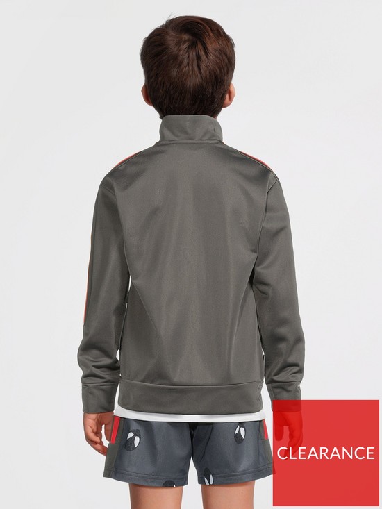 stillFront image of adidas-sportswear-younger-boys-disney-spiderman-track-top-grey