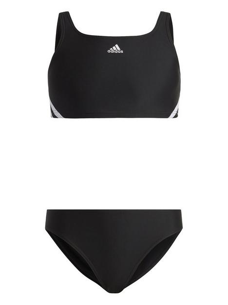 adidas-junior-girls-3-stripe-bikini-black