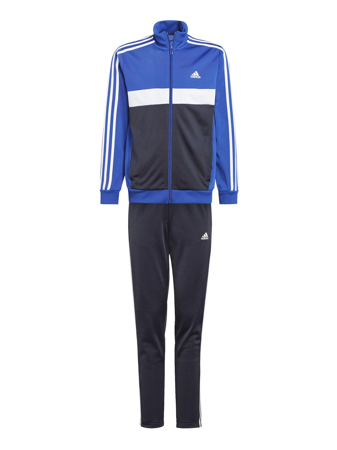 Light blue shop adidas tracksuit junior