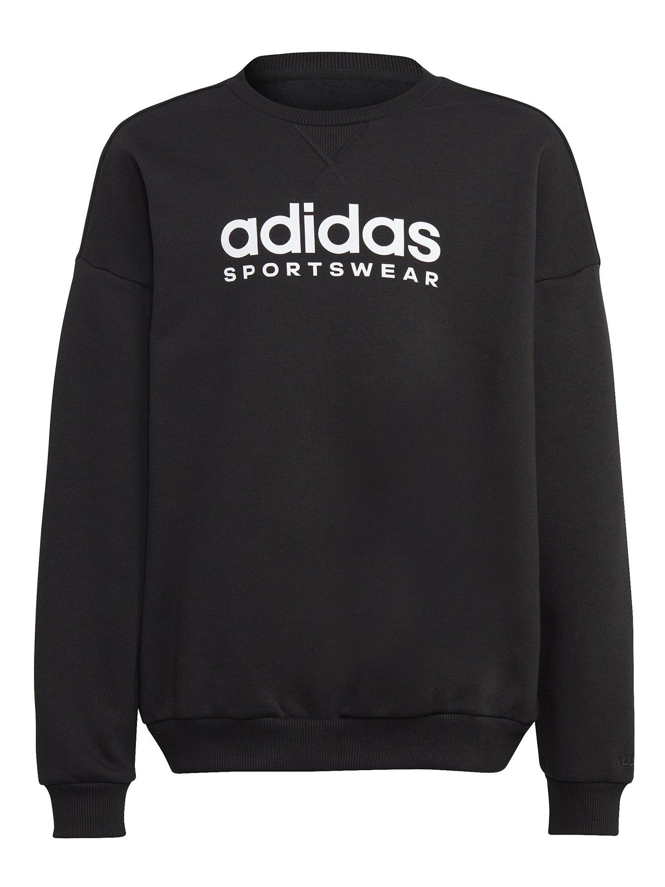 Adidas originals speed on sale fleece crew sweatshirt junior