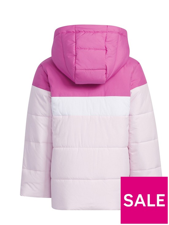 back image of adidas-sportswear-younger-padded-jacket-pink