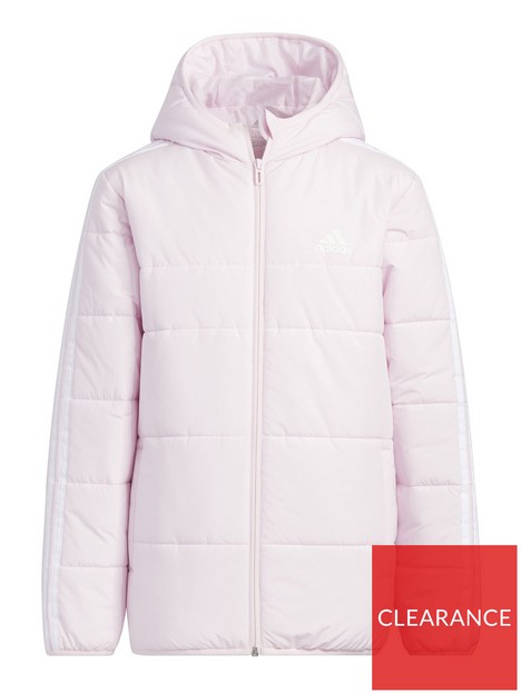adidas-sportswear-junior-3-stripe-padded-jacket-pink