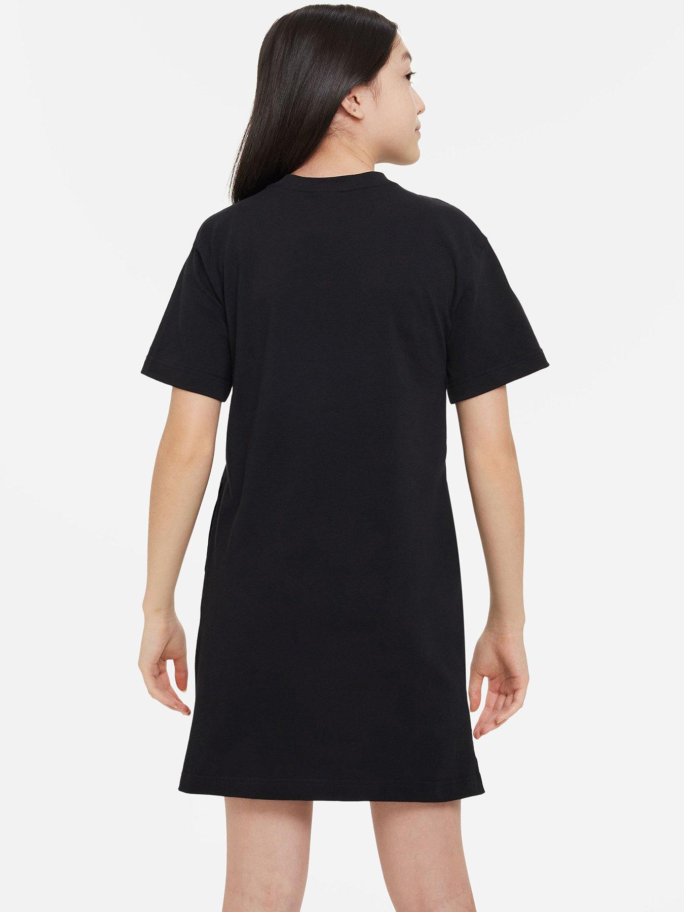 Girls black tshirt on sale dress