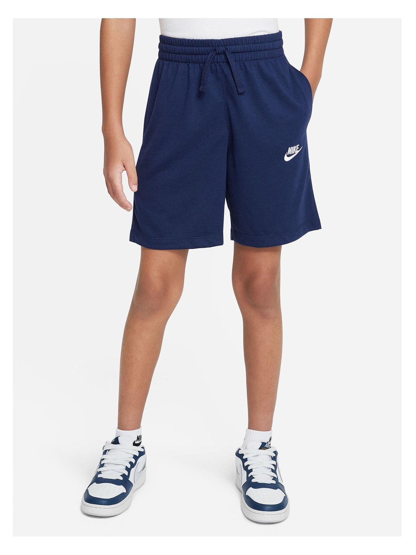 boys navy blue nike shorts