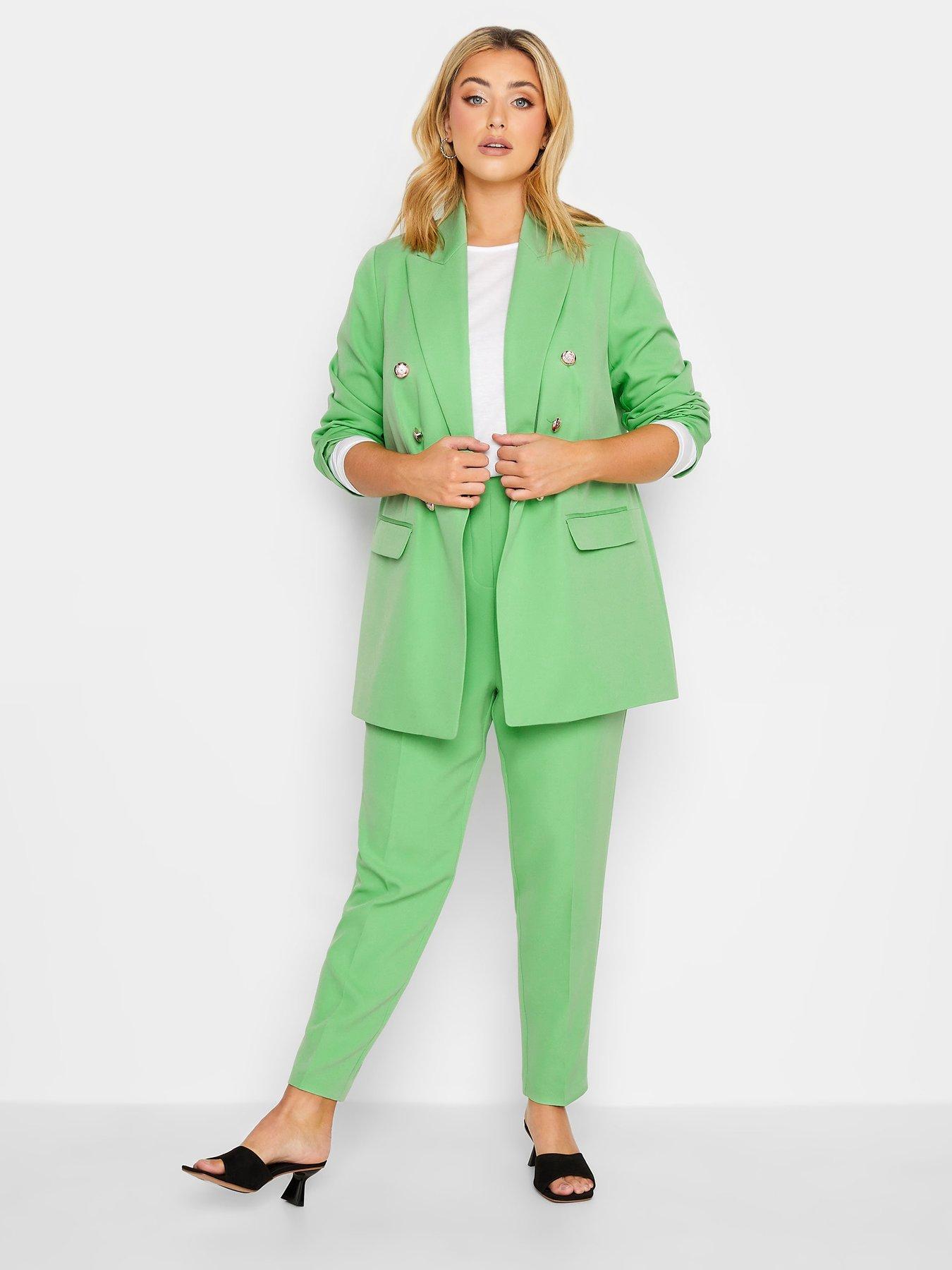 Military Tailored Edge To Edge Blazer Mint