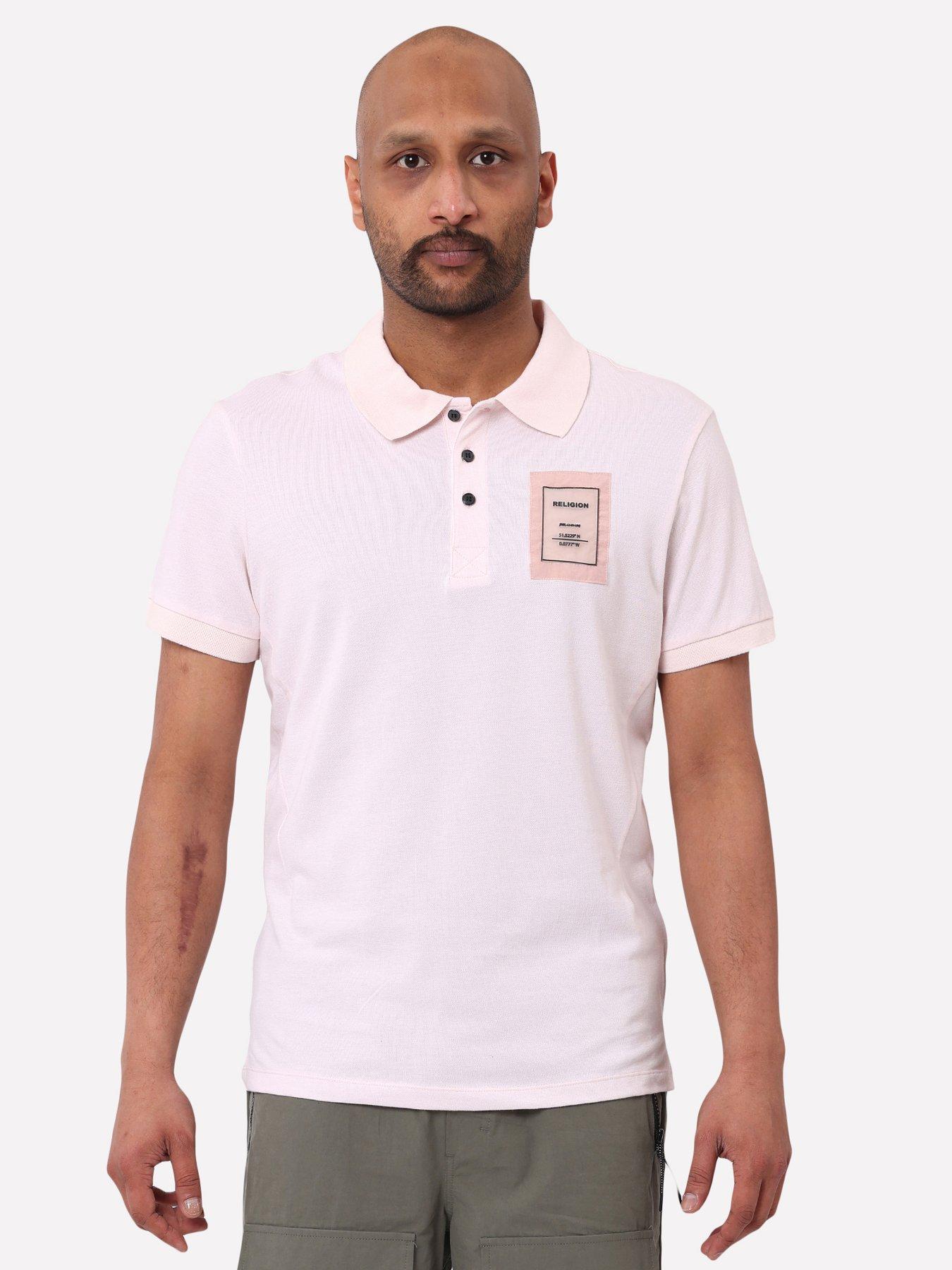 Light pink polo clearance shirt