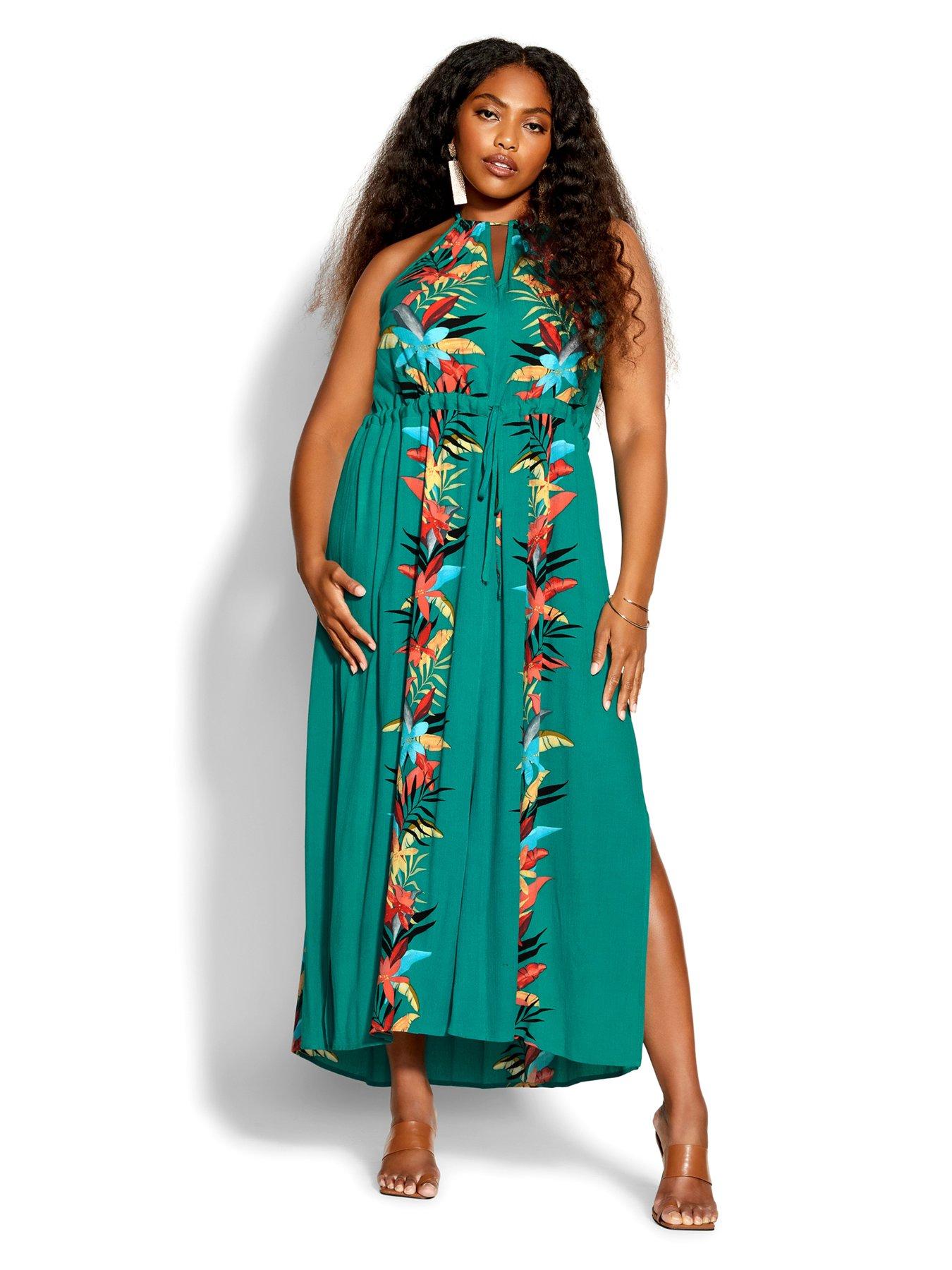 City chic plus size maxi clearance dress