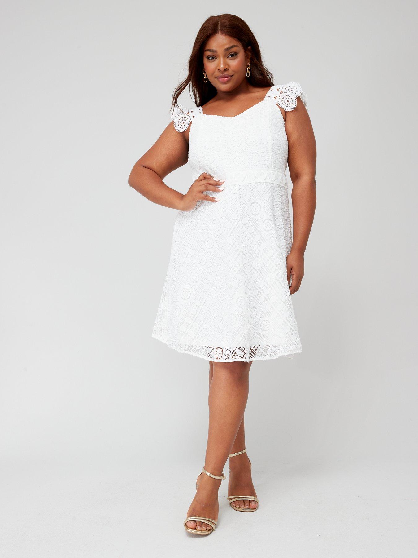 White dress clearance city chic