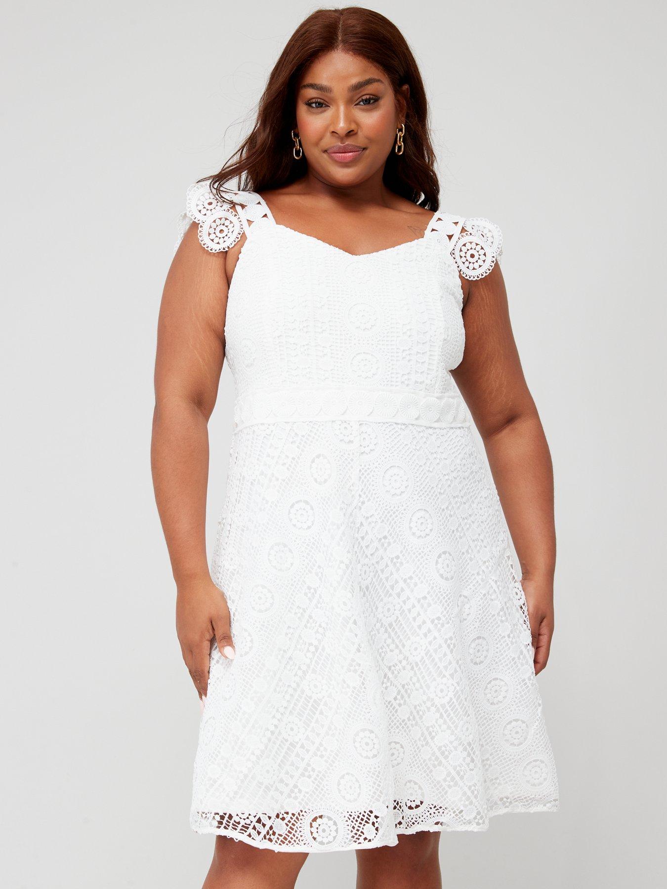 City chic cheap white dress