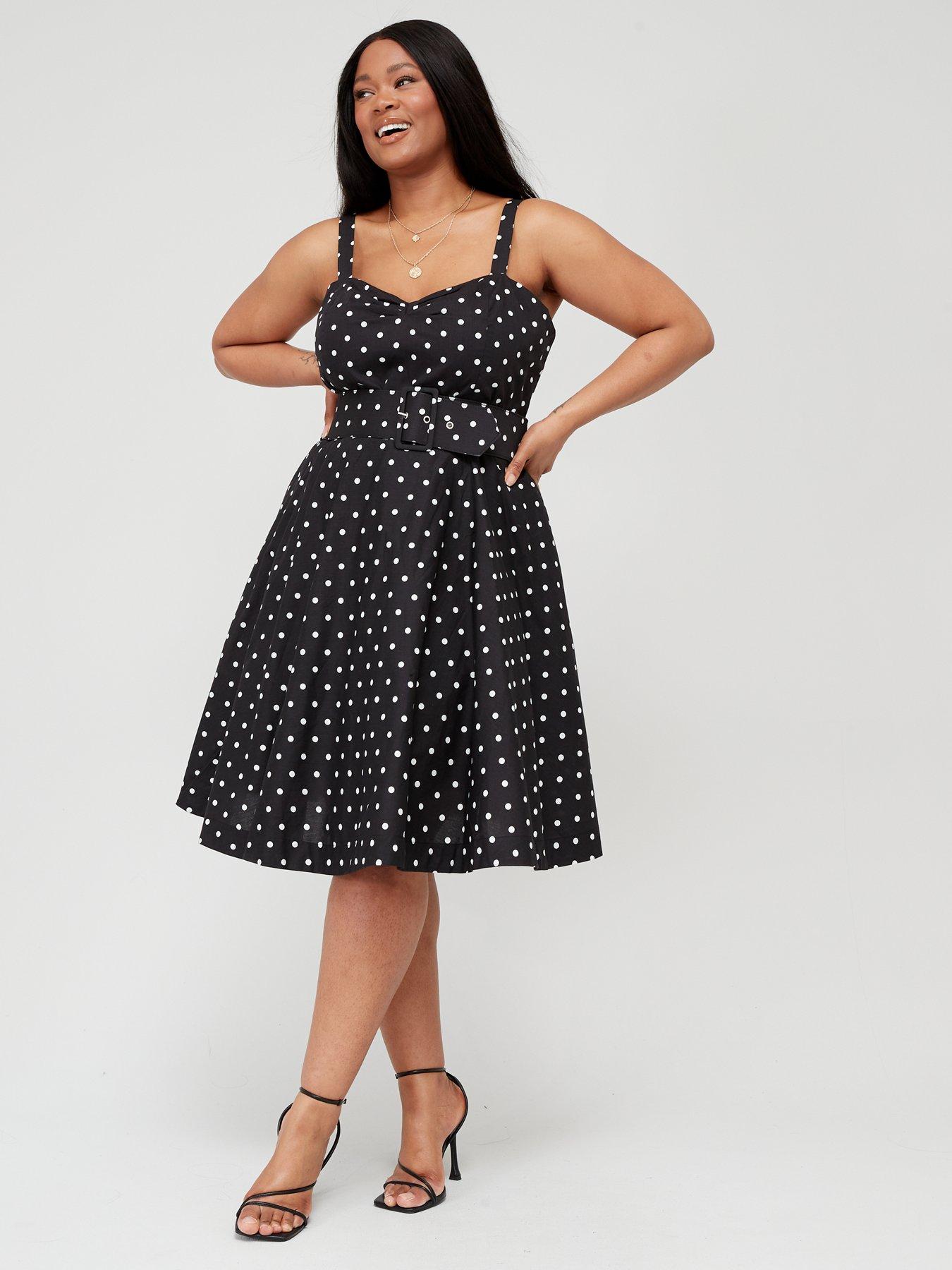 City chic 2025 polka dot dress