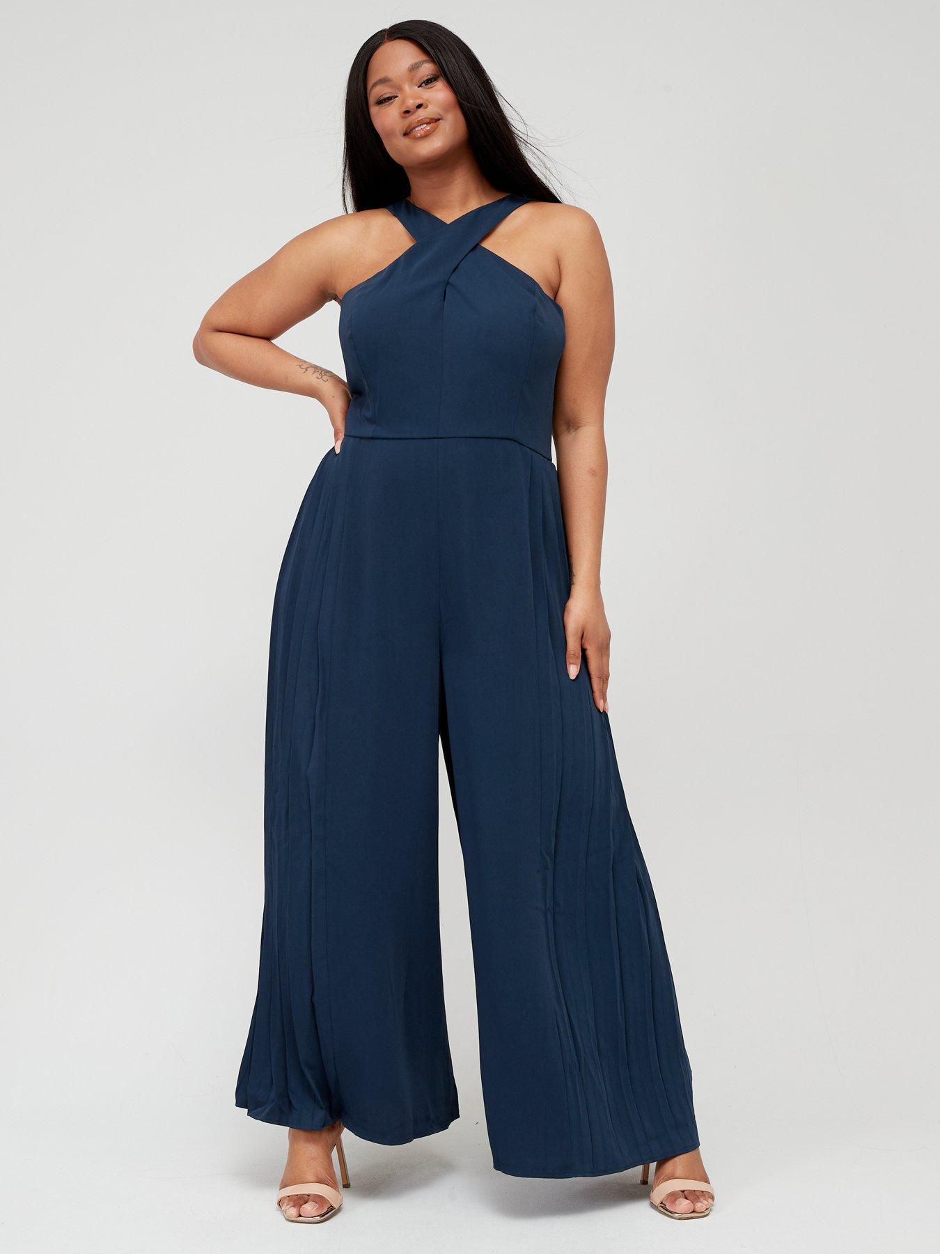 Very 2024 blue jumpsuit