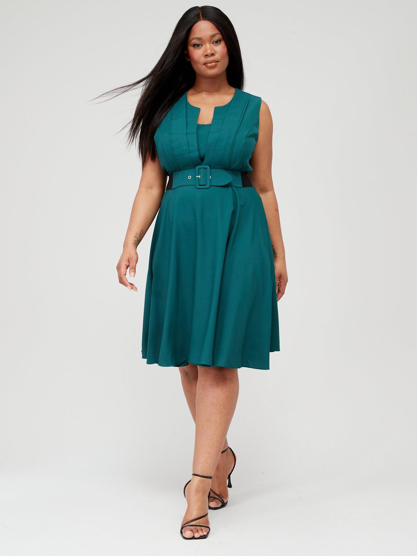 City chic teal clearance dress