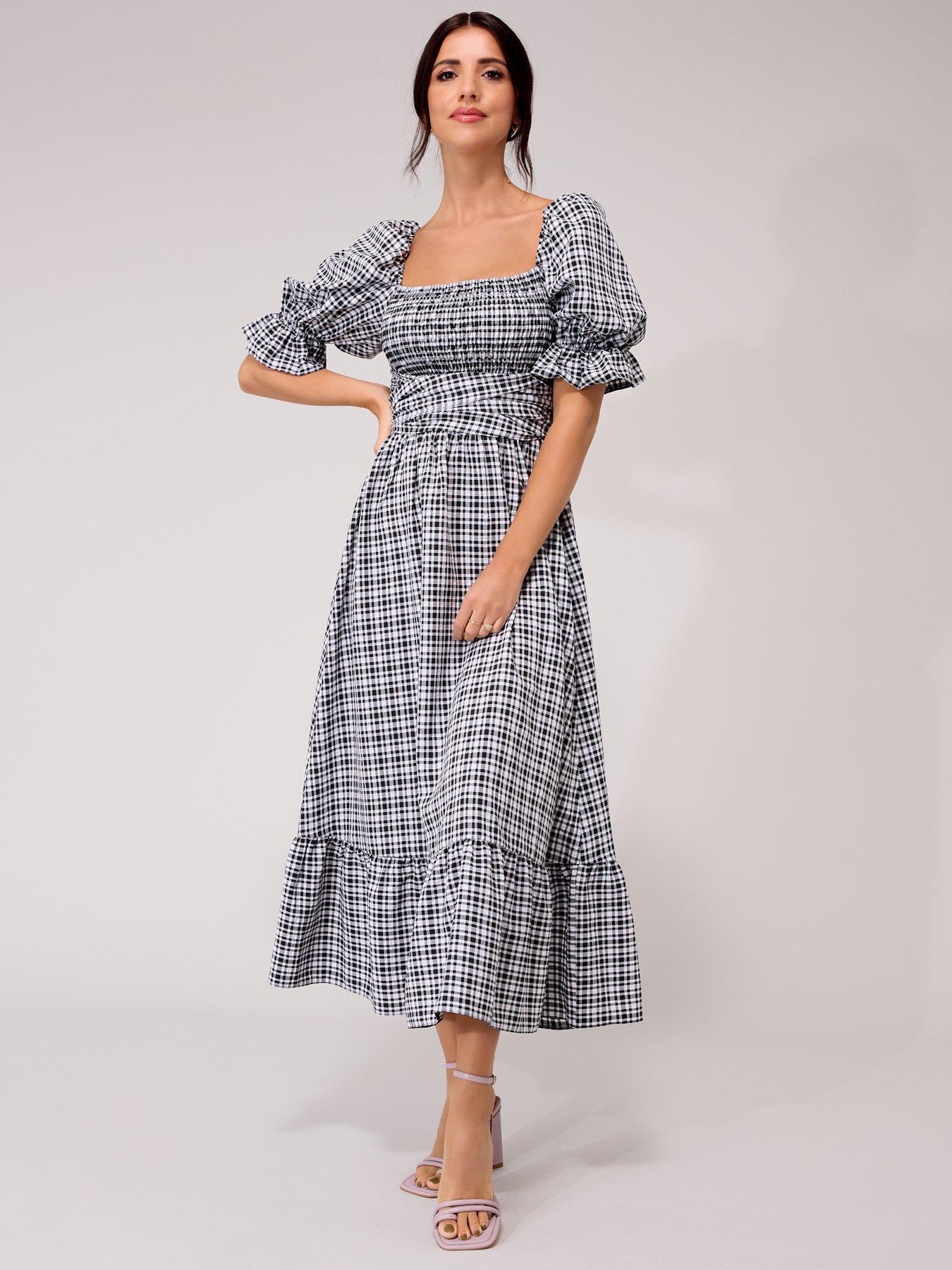 Tie Sleeve Midaxi Dress