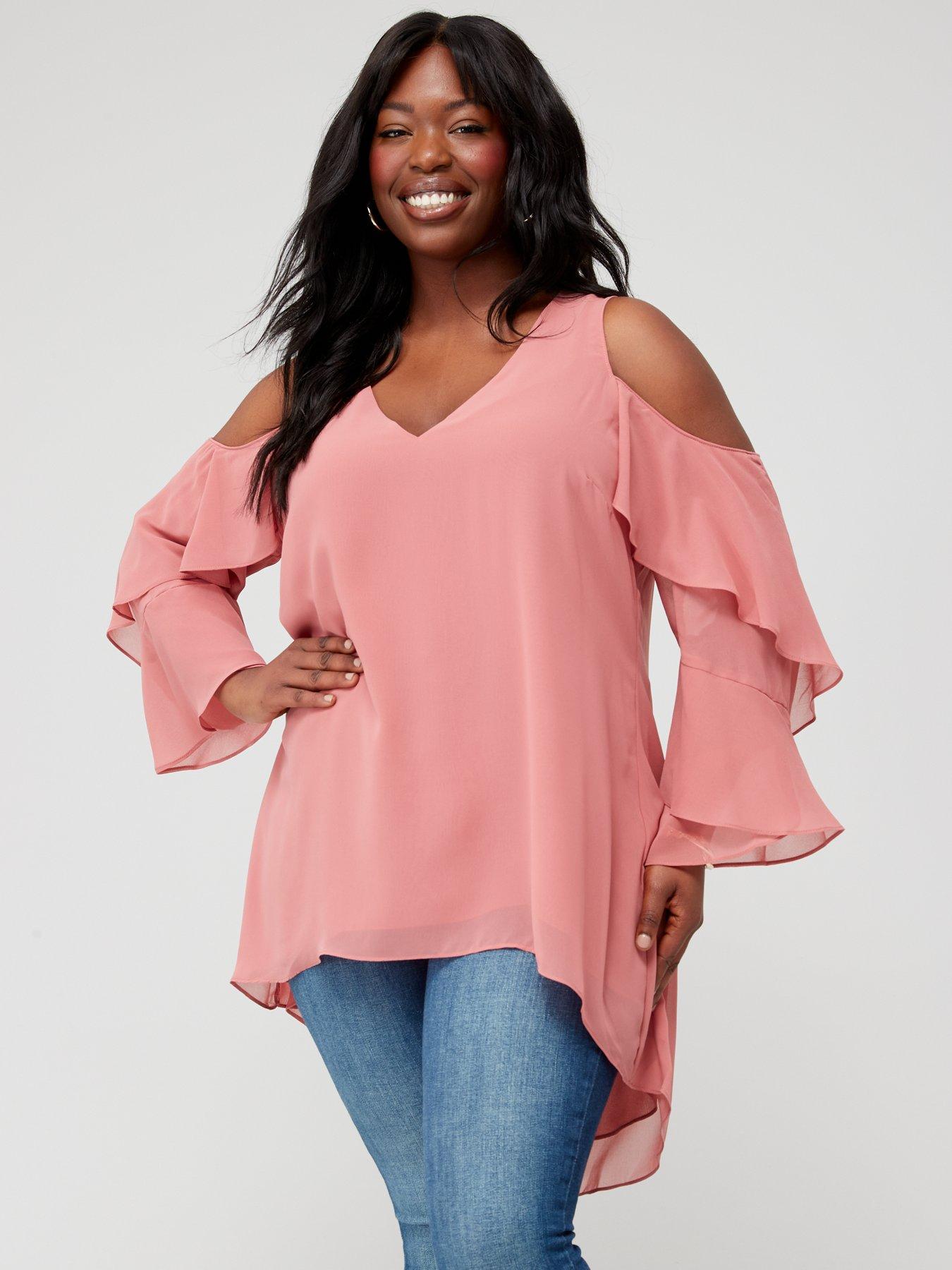 Stylish cold shoulder online tops