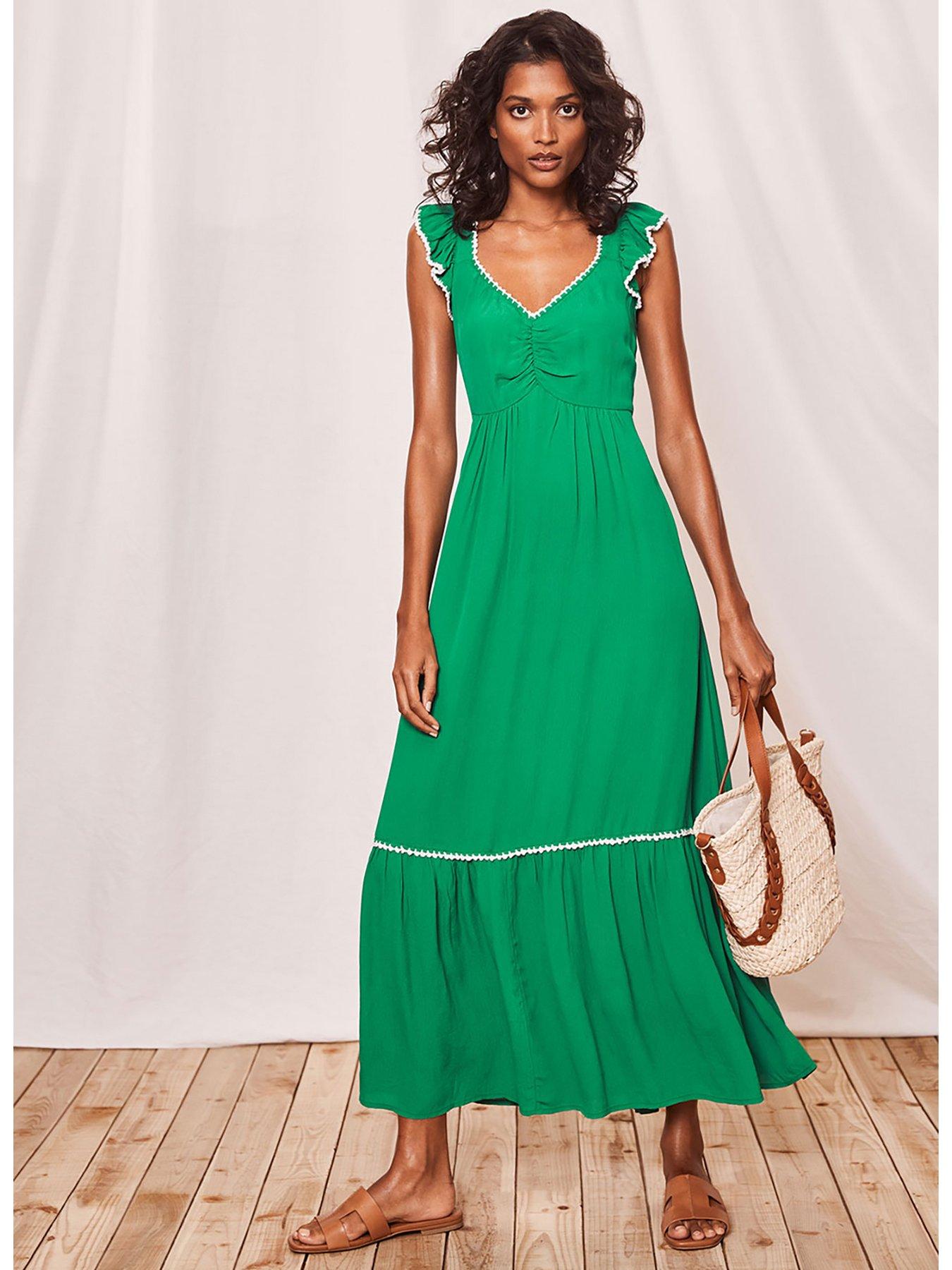 Old navy green hot sale maxi dress