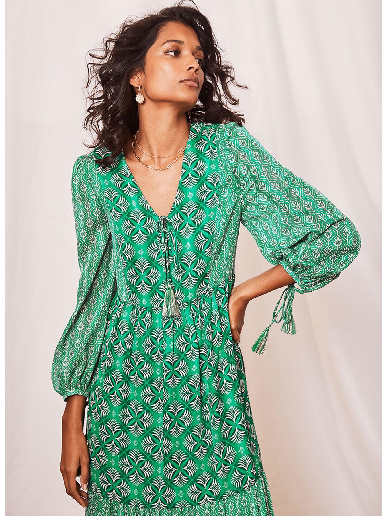 Mint Velvet Esme Print Boho Maxi Dress