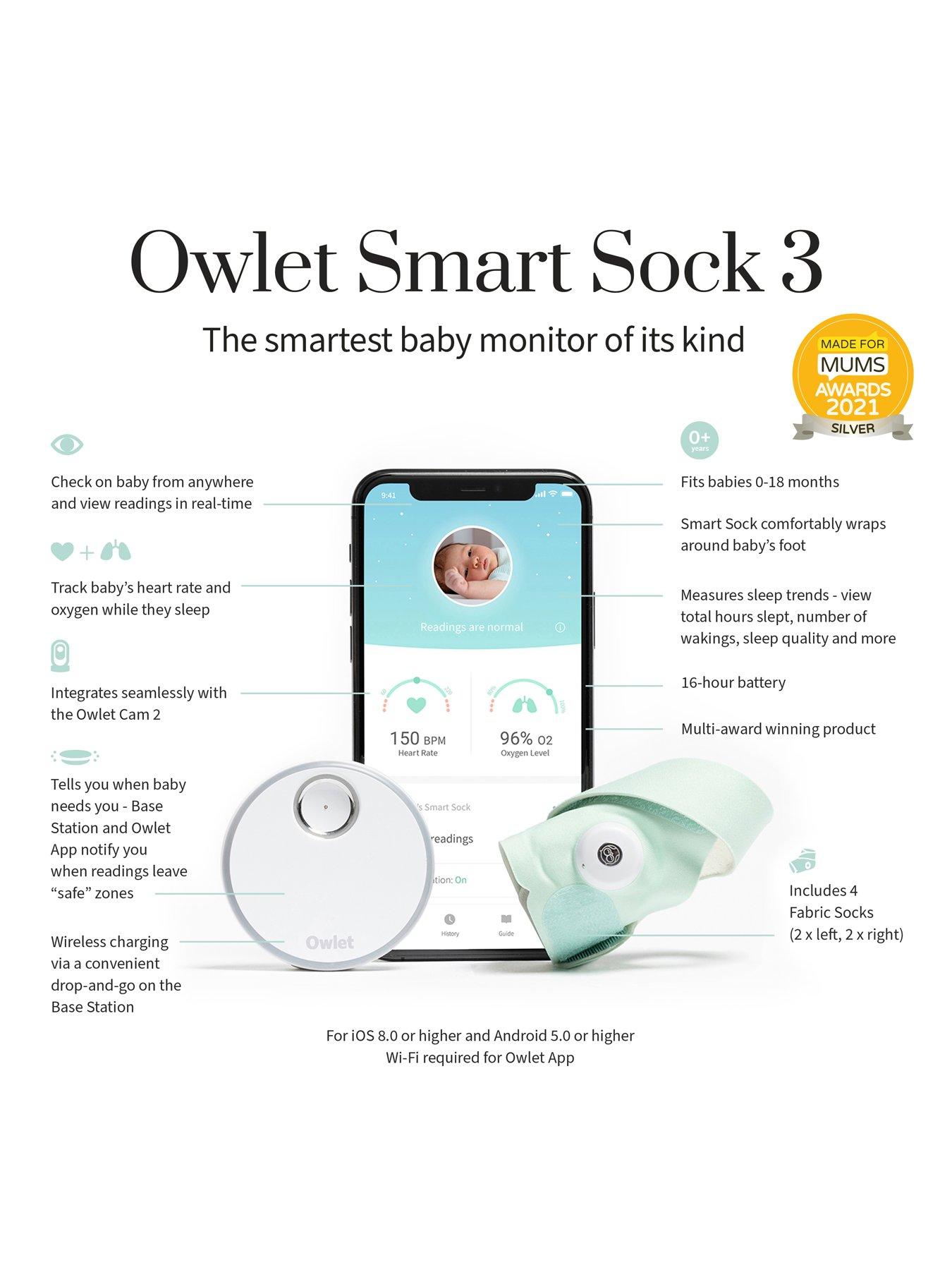 Owlet sock store high heart rate