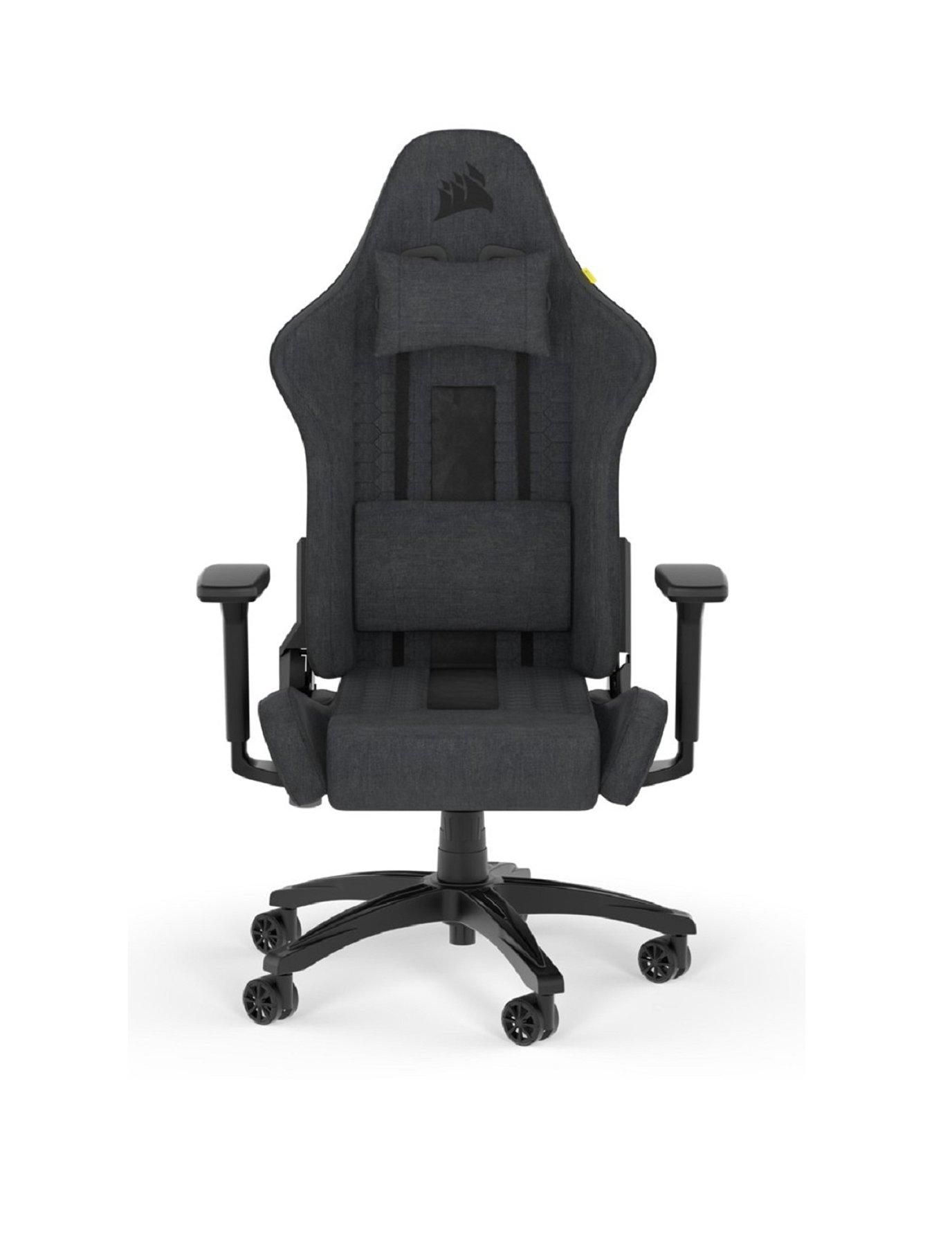 Product photograph of Corsair Tc100 Gaming Chair from very.co.uk