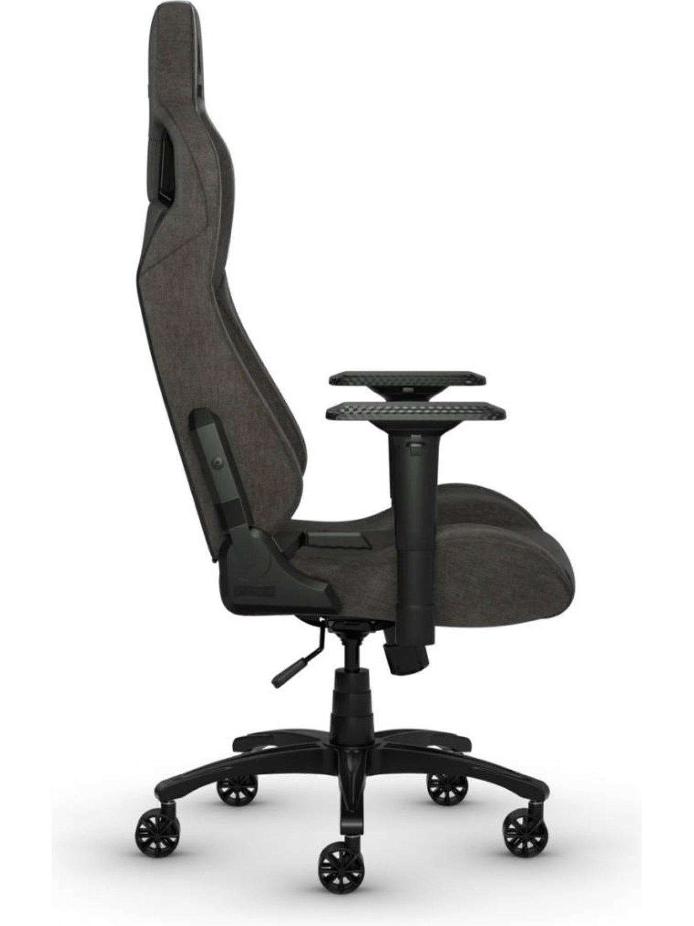 CORSAIR T3 Rush (2023) - Fabric - Grey/White - Silla Gaming