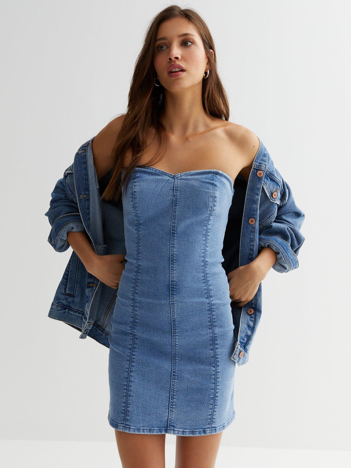 New look jean outlet dress