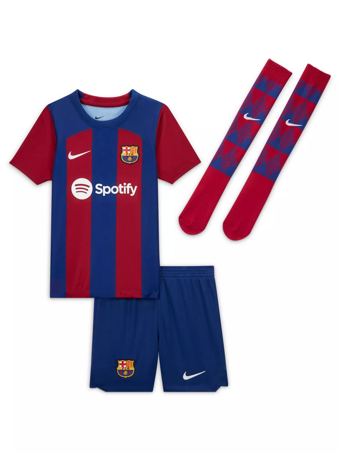 Nike FC Barcelona 23/24 Pre-Match Dri-Fit Academy SS Top - White