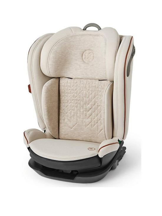front image of silver-cross-discover-i-size-car-seat-4-12-yrs-almond