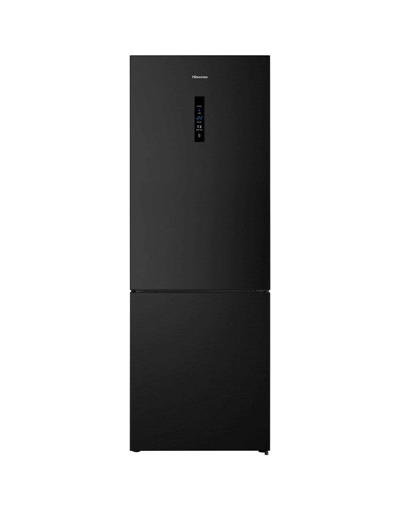 undefined RB645N4BFE 60/40 70.4cm Frost-Free Wide Fridge Freezer - Black / Stainless Steel