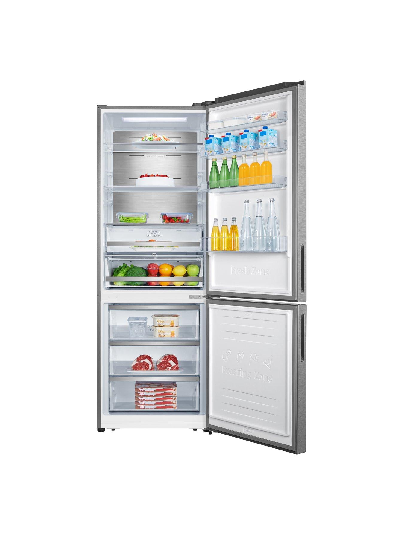 Image 2 of 7 of Hisense RB645N4BIE 60/40 70.4cm Wide&nbsp;Frost-Free Fridge Freezer - Stainless Steel
